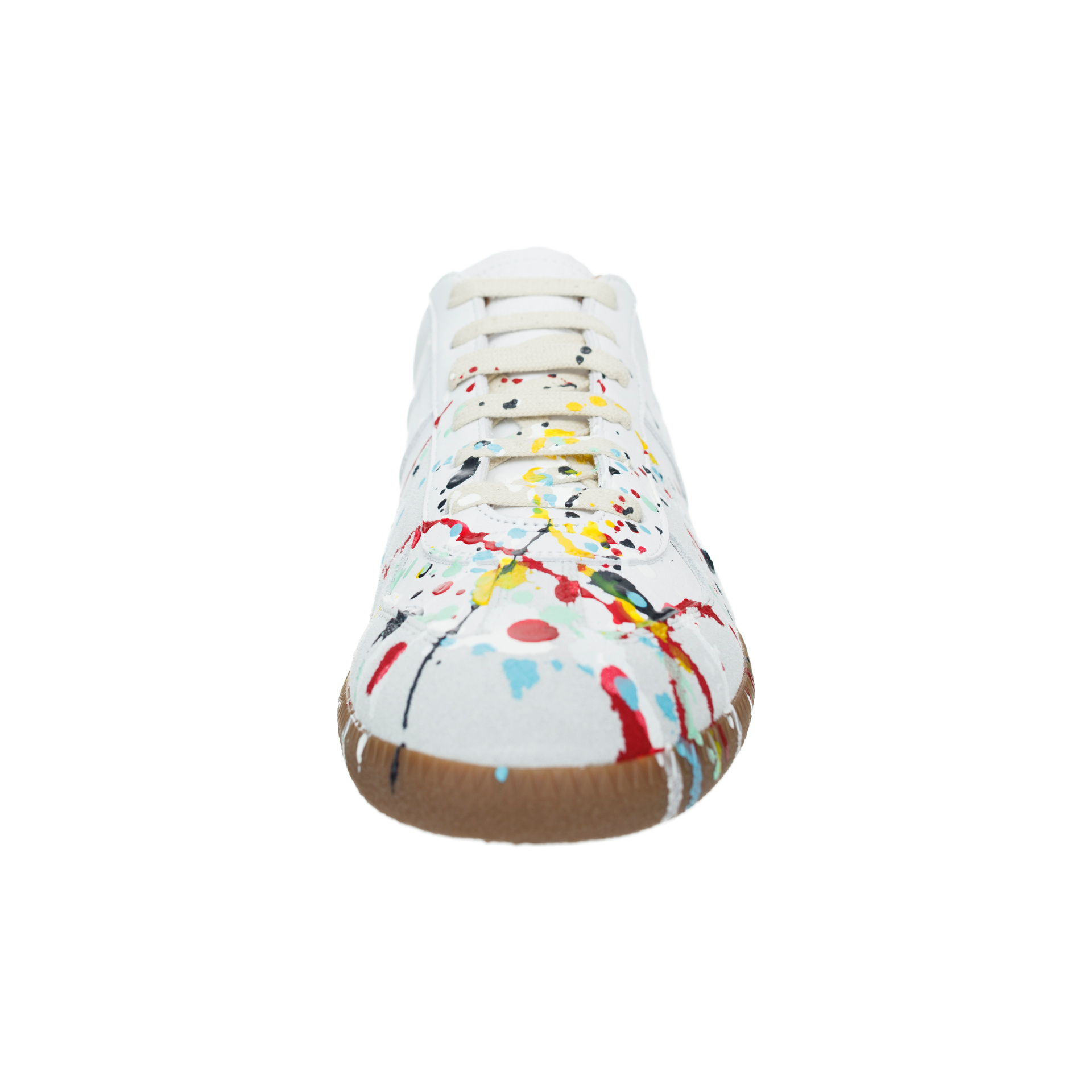 Maison Margiela Кожаные кеды Replica Painter Splatter