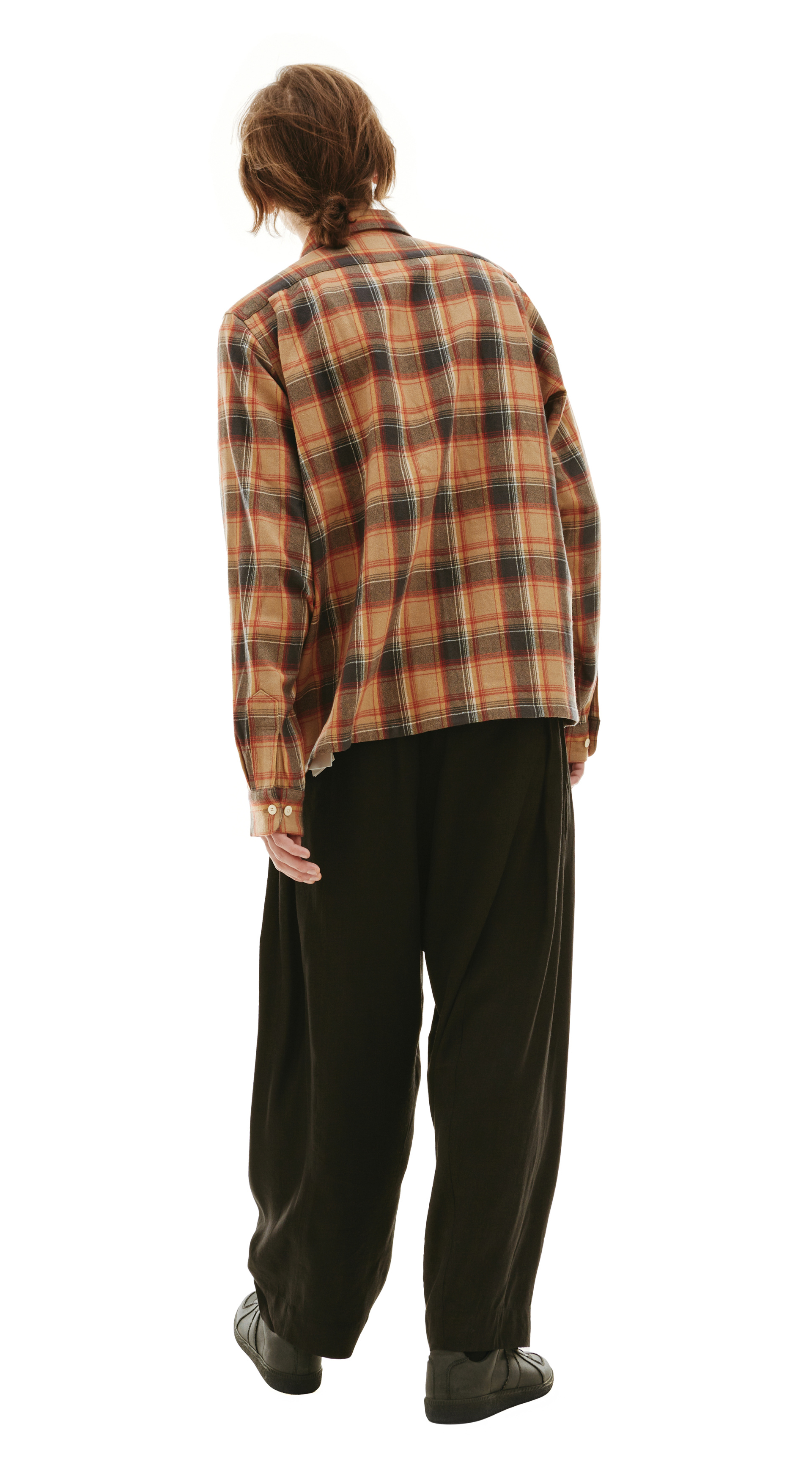 visvim Рубашка Boomer в клетку