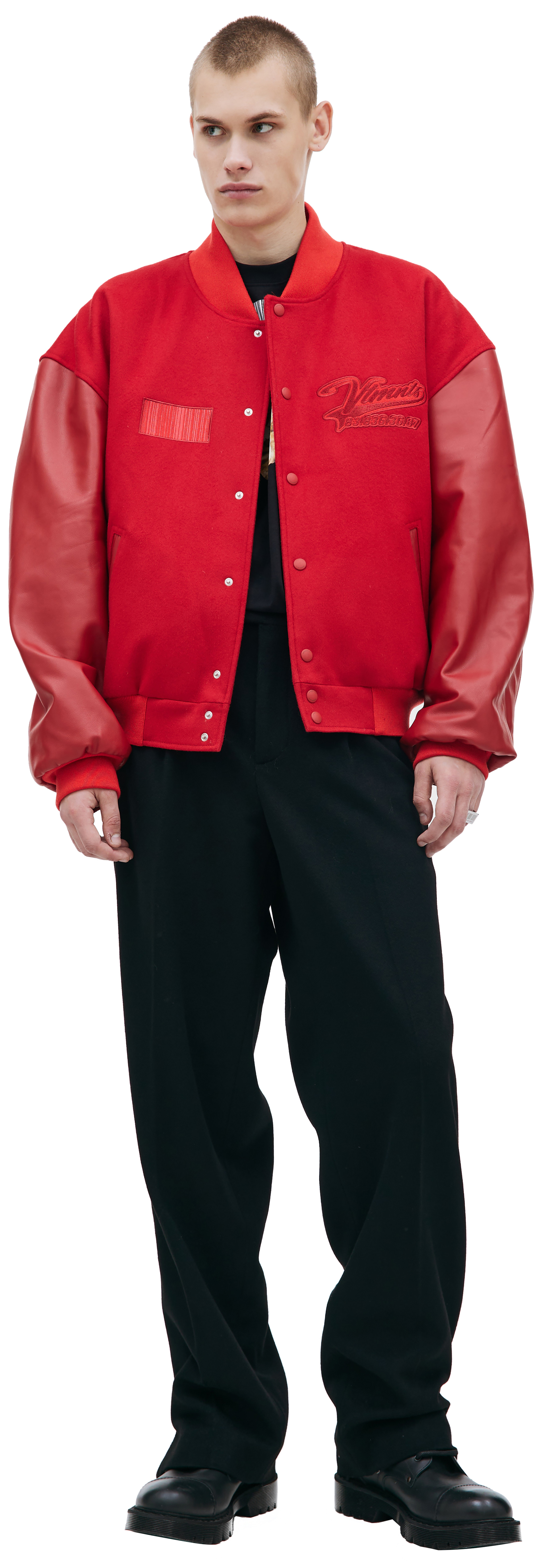 VTMNTS Комбинированный бомбер с нашивкой