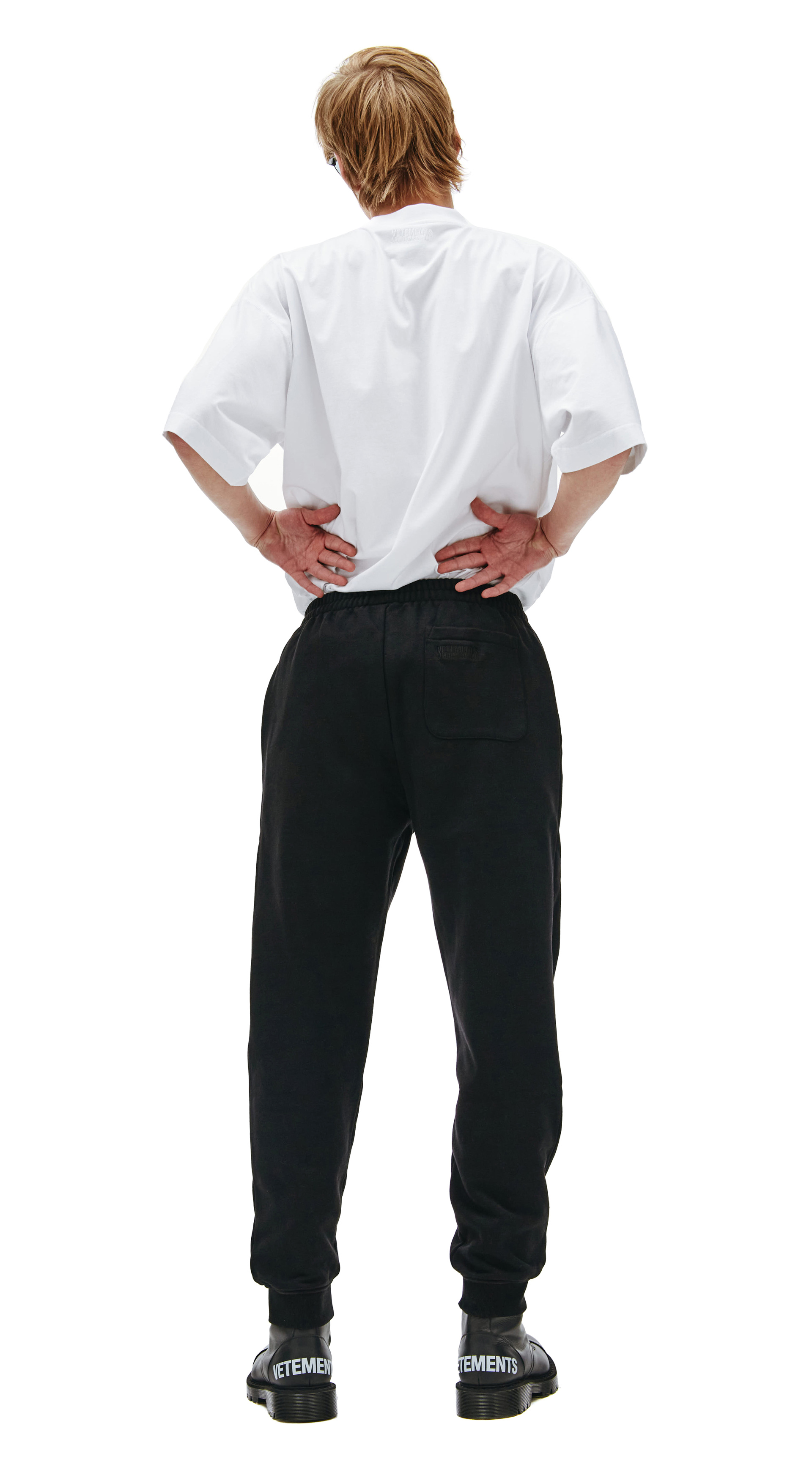 VETEMENTS Черные спортивные брюки