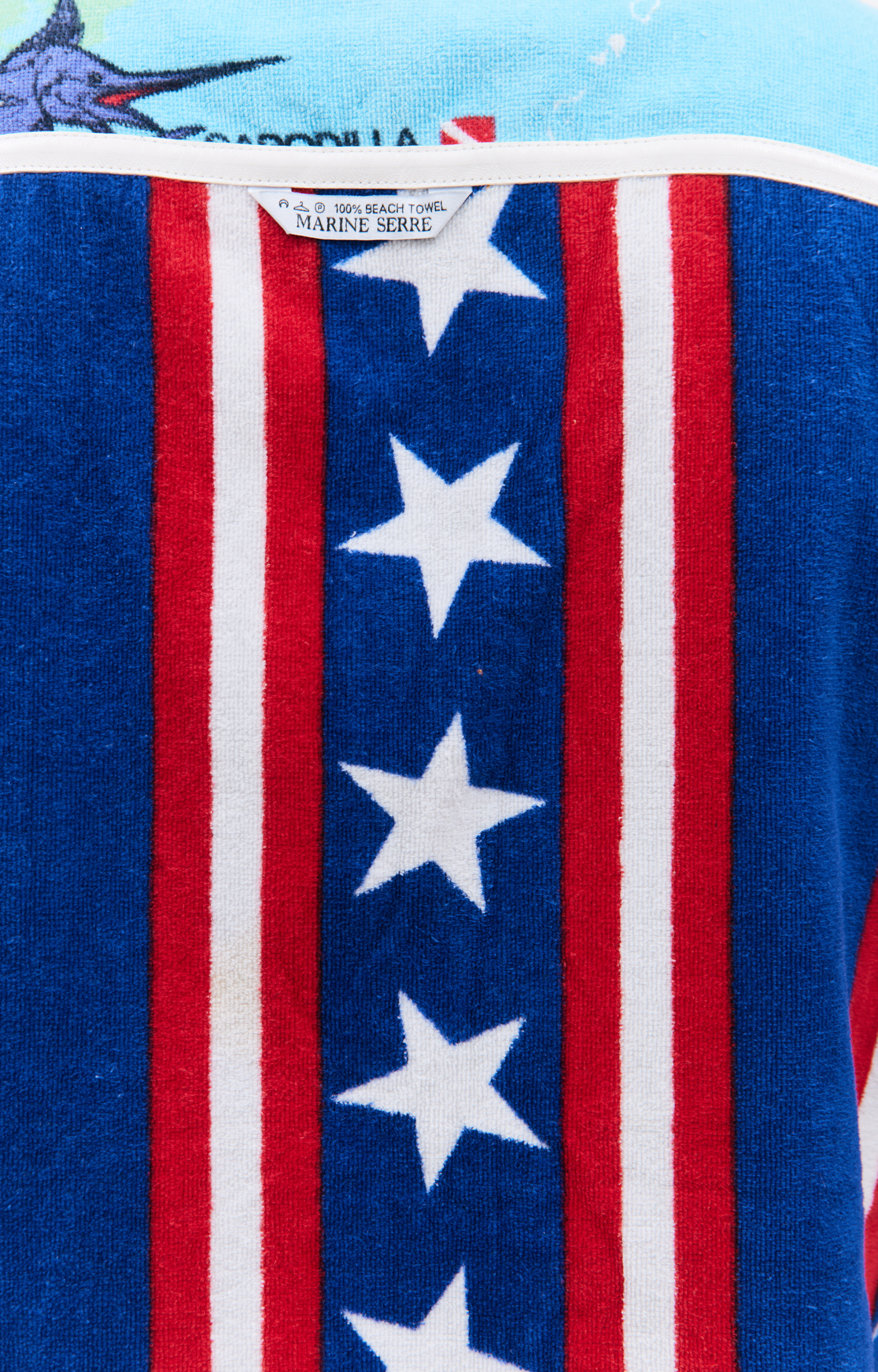 MARINE SERRE Рубашка в стиле пэчворк