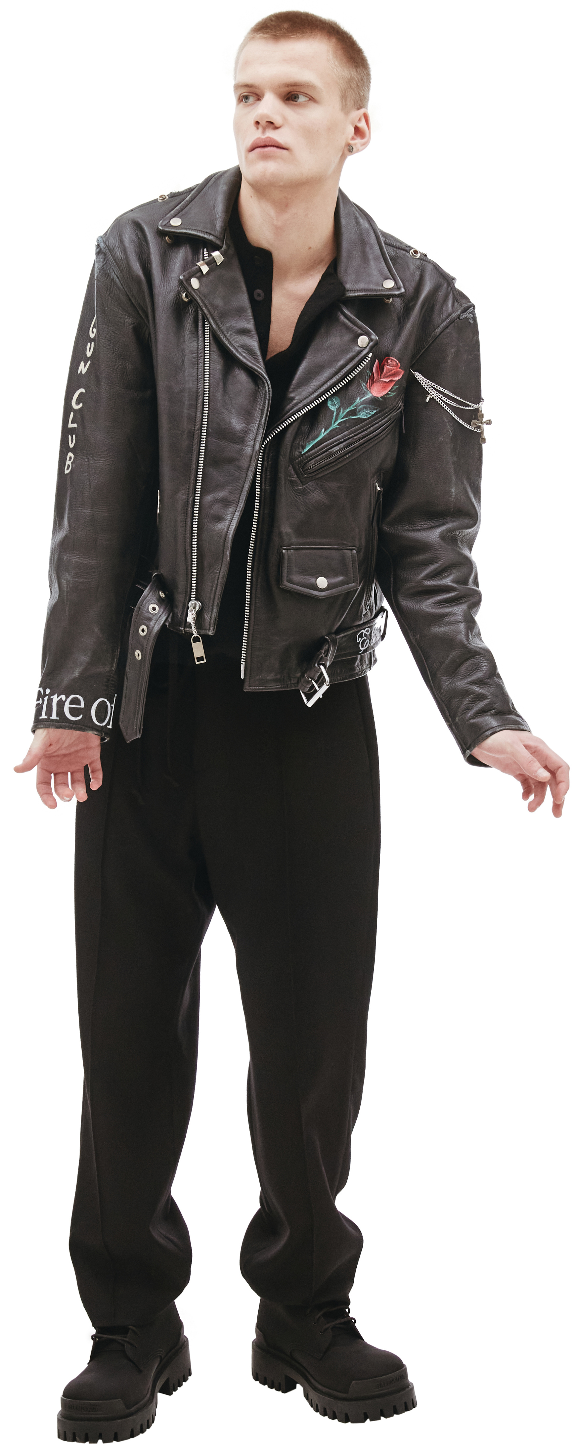 Enfants Riches Déprimés Кожаная куртка ERD X SVMOSCOW