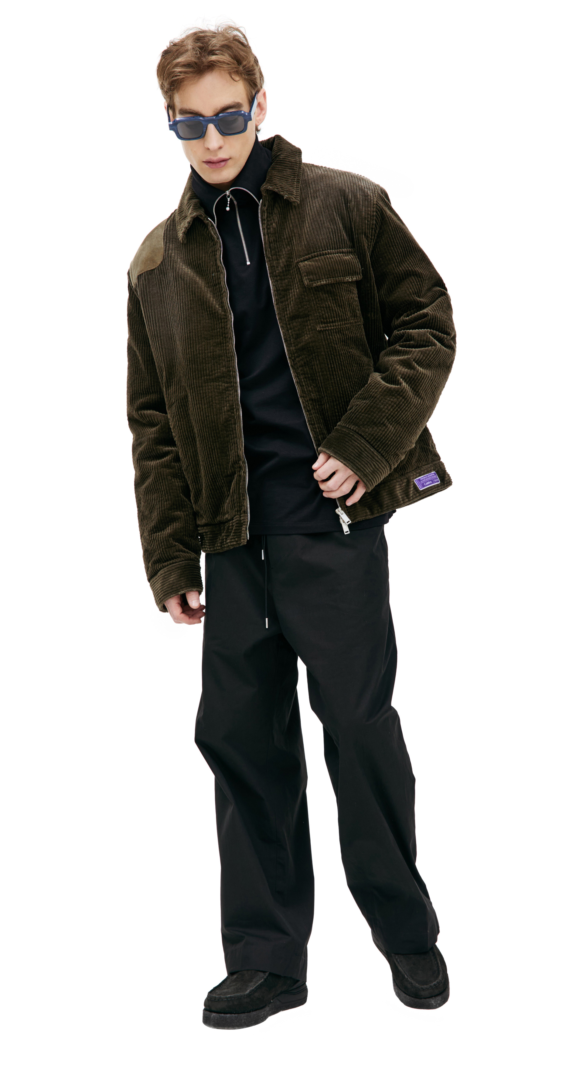 Golden Goose Вельветовая куртка на молнии