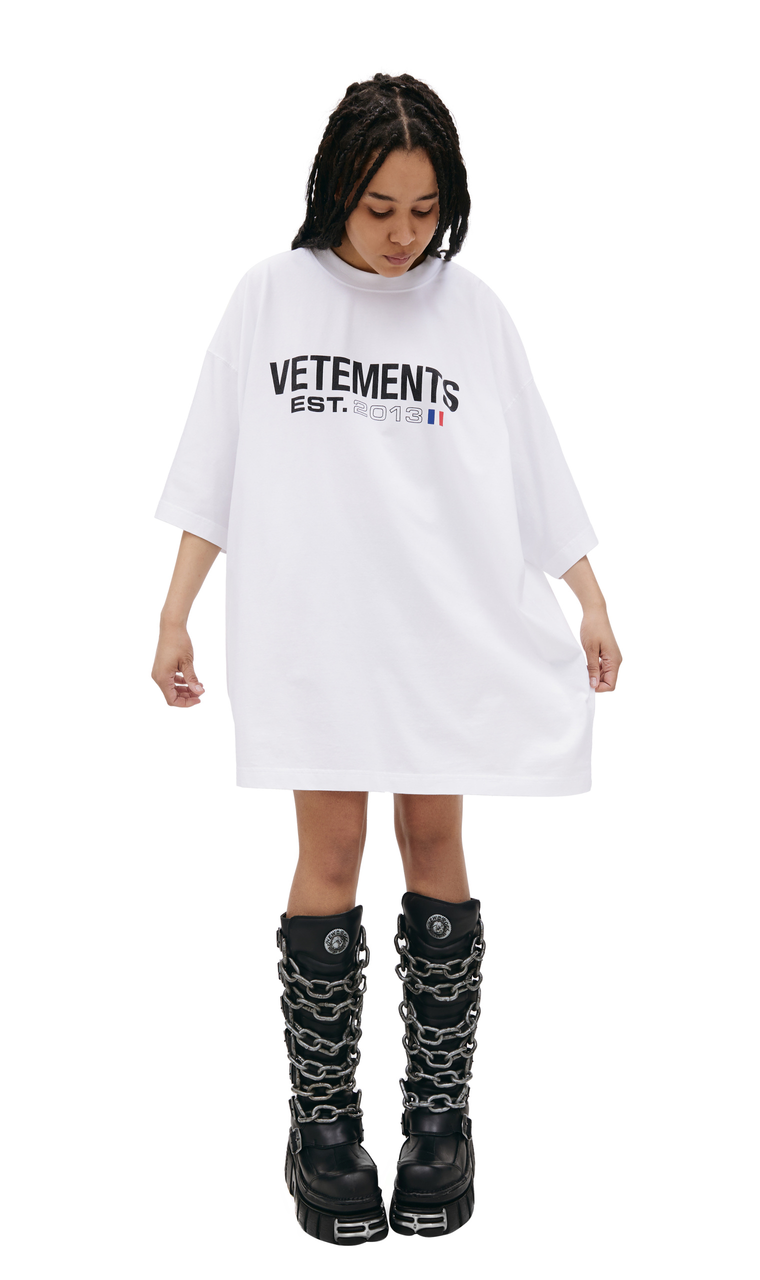 VETEMENTS Сапоги VETEMENTS x New Rock с цепями