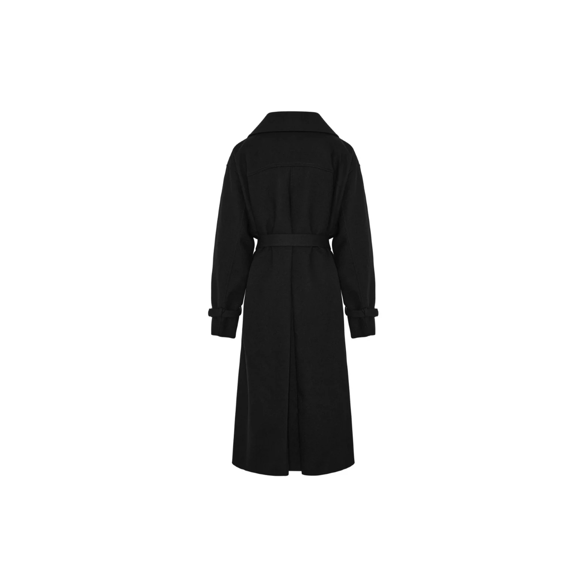 Ann Demeulemeester Шерстяное пальто с прорезными карманами