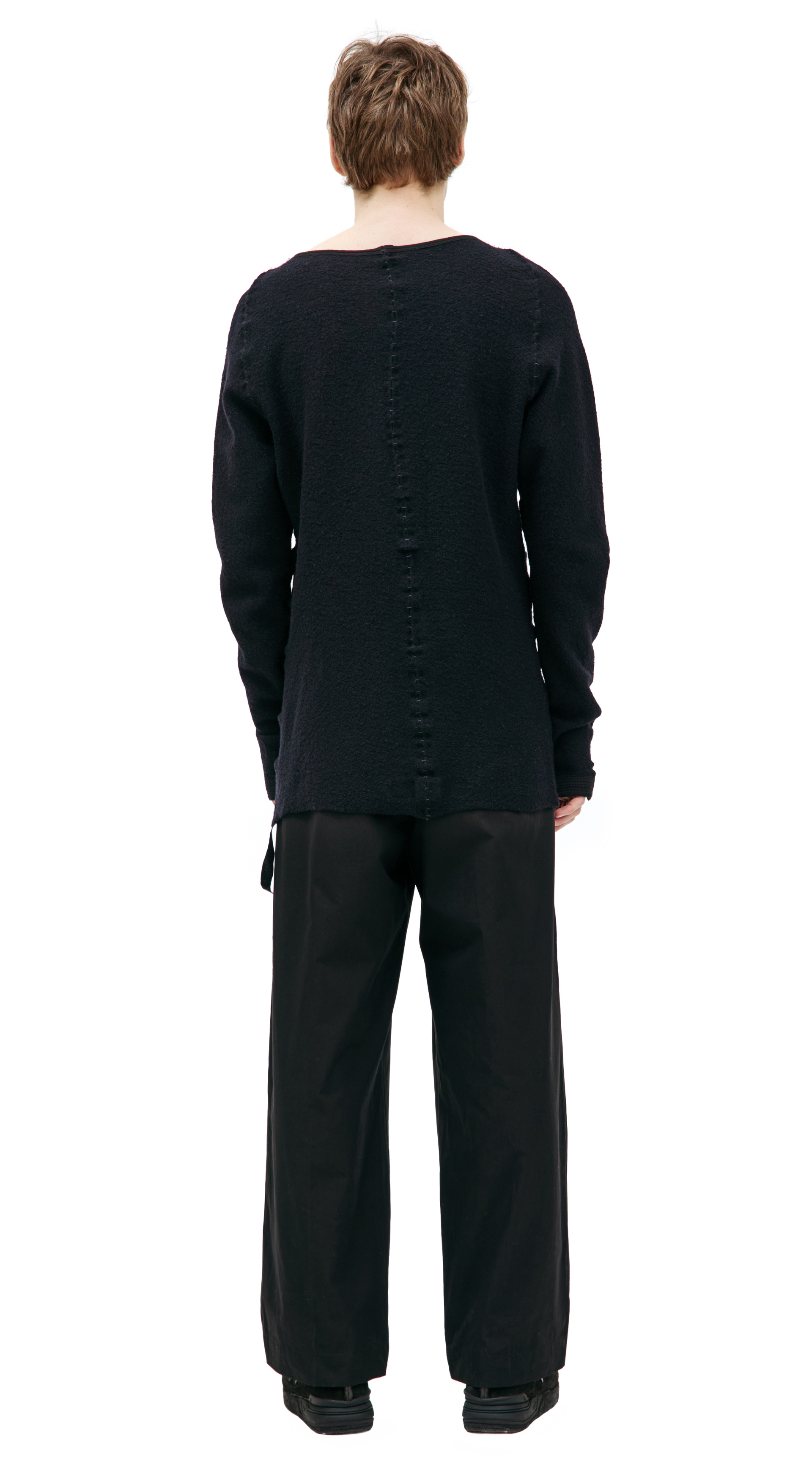 Isaac Sellam Шерстяной пуловер с внешним швом