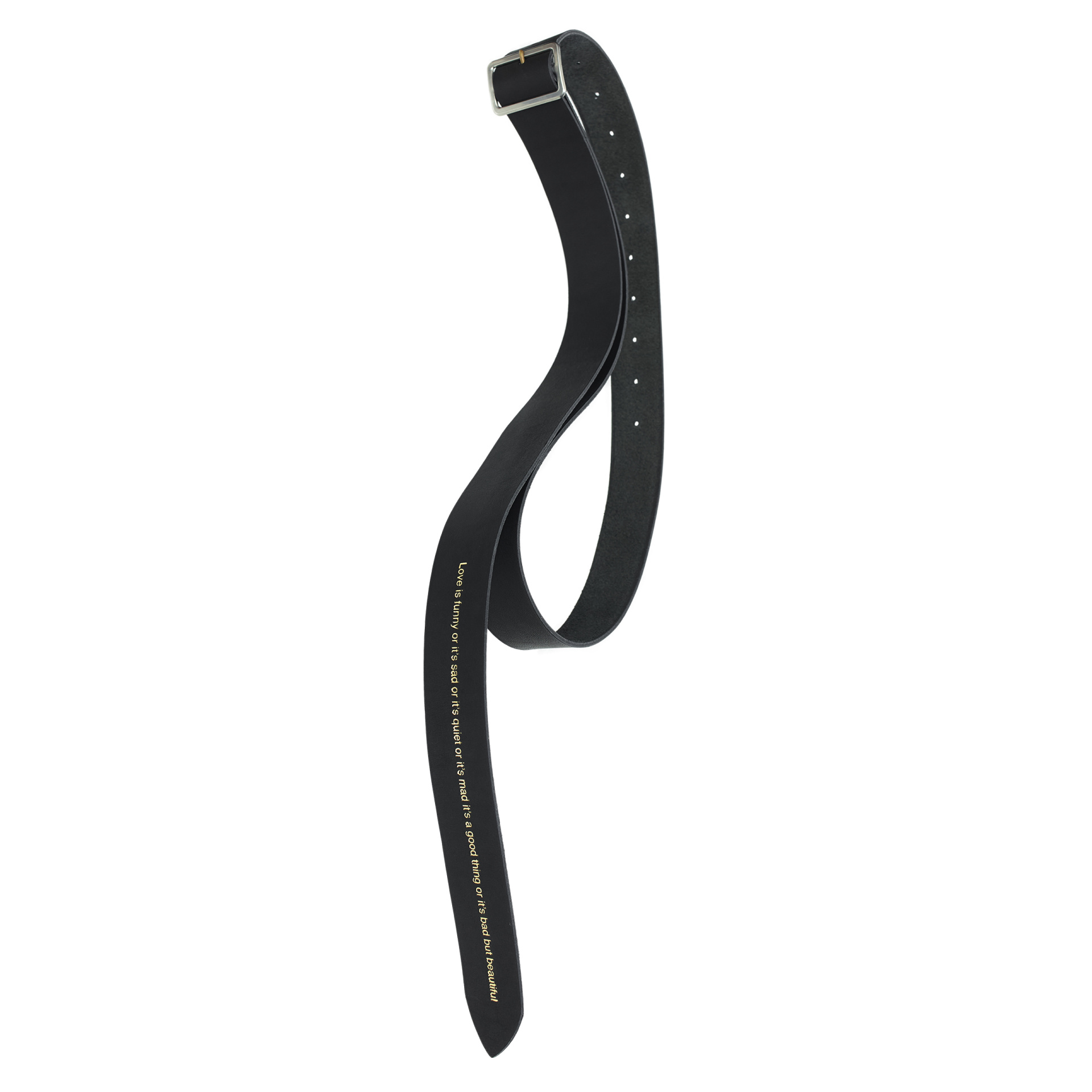 Undercover Черный ремень из кожи