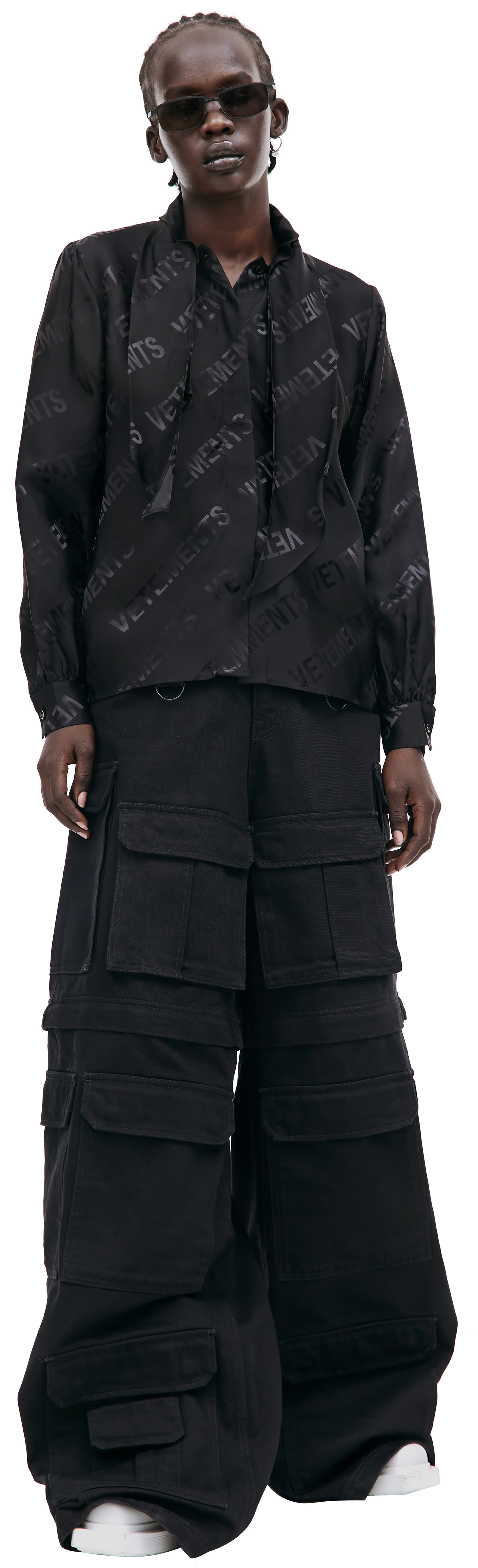 VETEMENTS Рубашка с монопринтом