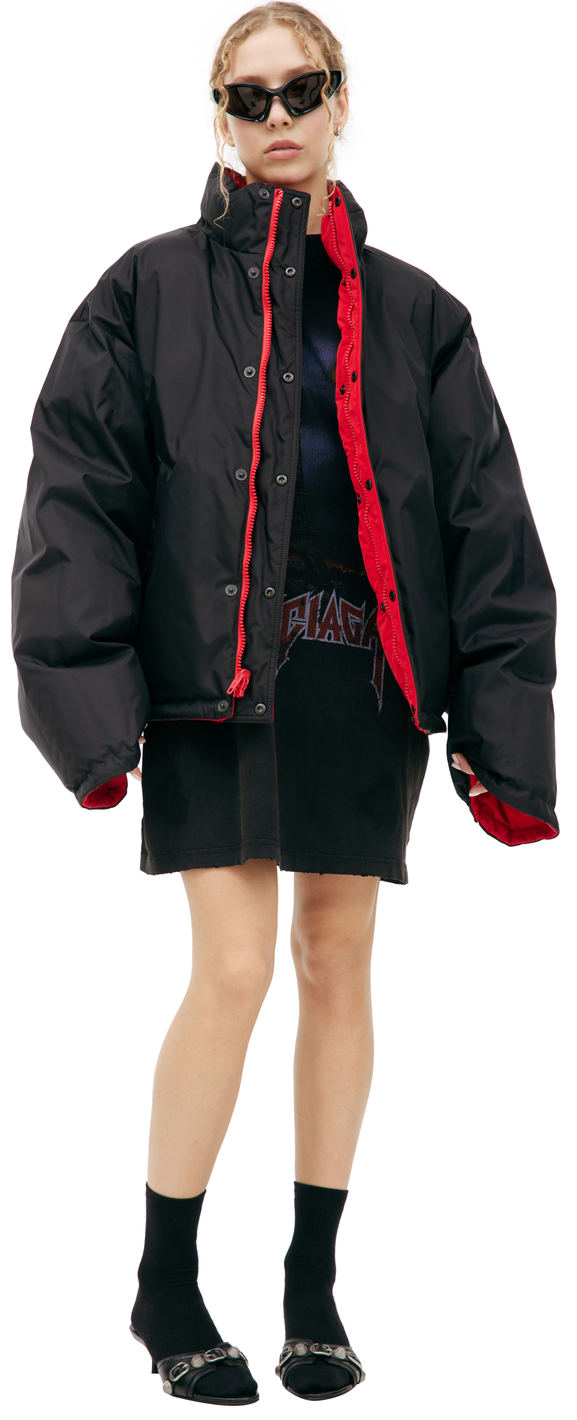 Balenciaga Двусторонний пуховик на молнии