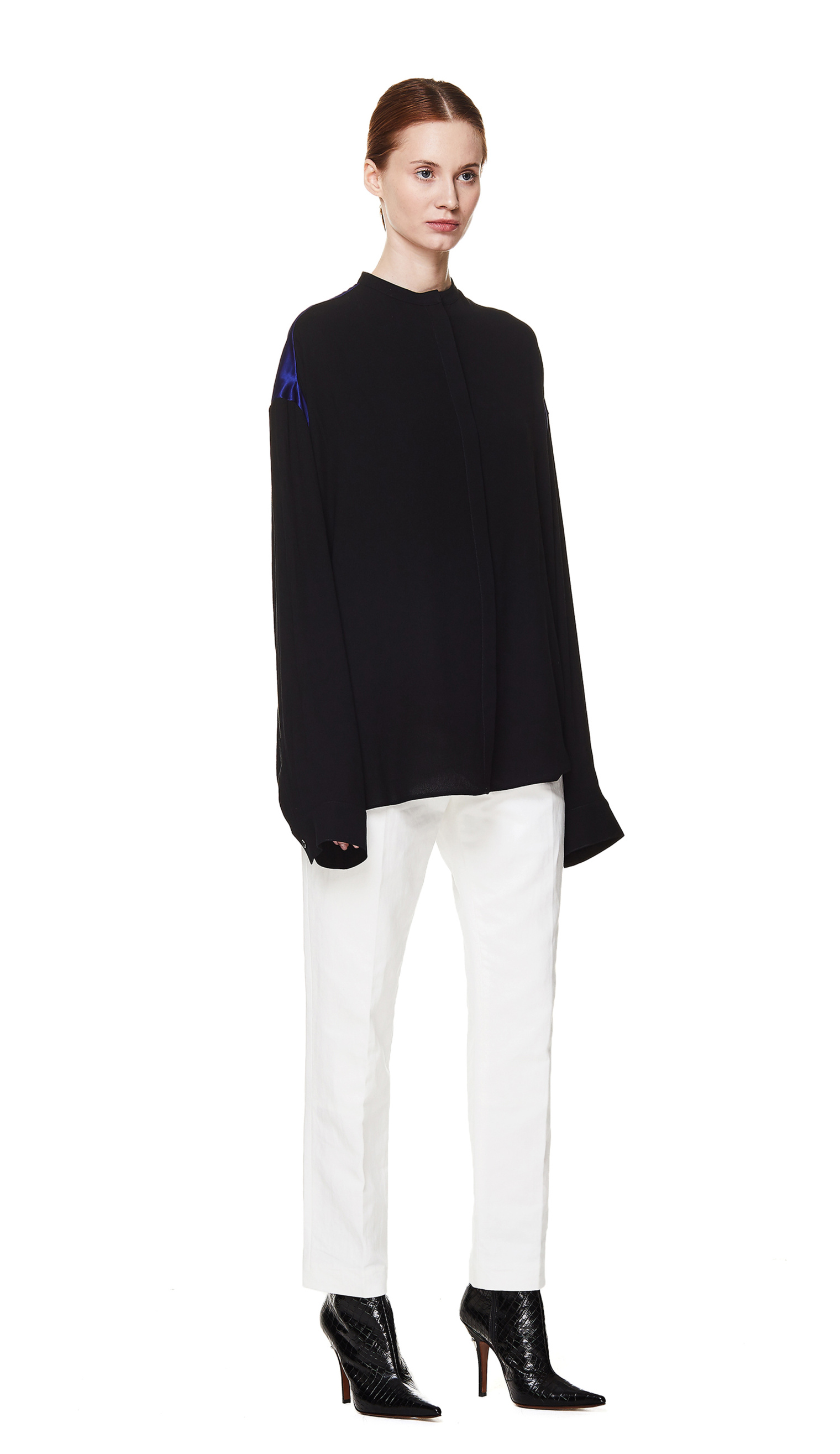 Haider Ackermann Белые хлопковые брюки